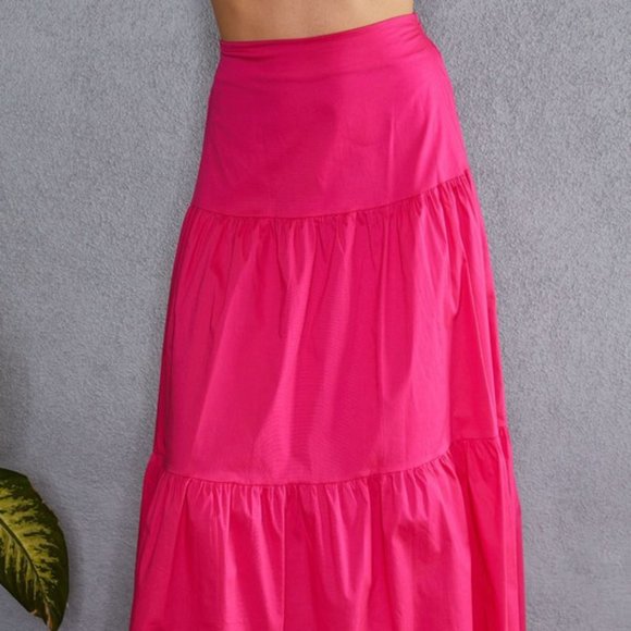 LAYER MAXI SKIRT & CROSSOVER CROP SET - Picture 6 of 6